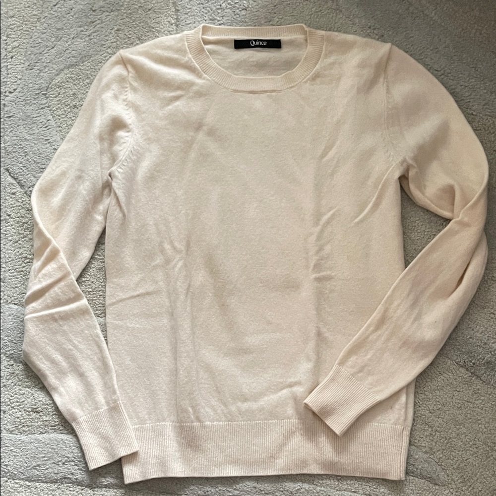 Quince cashmere Sweater in Cream